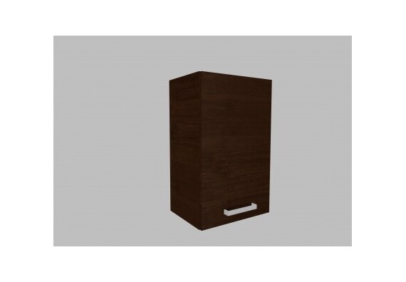 Horní skříňka KNP7.40 (otevírání levé) - barva dvířek: wenge, barva korpusu: wenge (levé provedení)