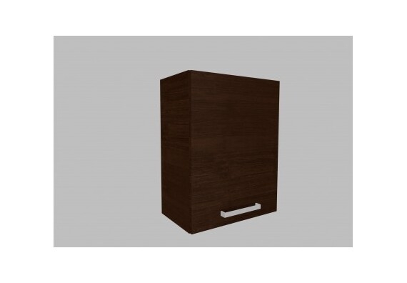 Horní skříňka KNP7.50 (otevírání pravé) - barva dvířek: wenge, barva korpusu: wenge (pravé provedení)