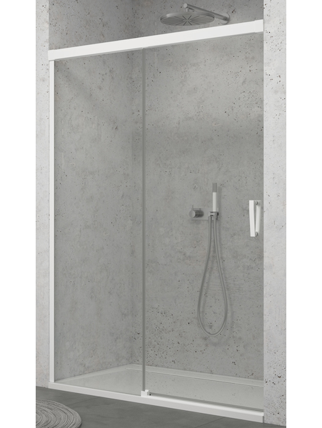 Sprchové dveře posuvné jednodílné 170 cm, pevný díl vlevo