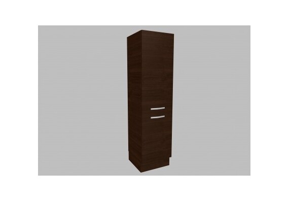 Vysoká skříňka KNPM50 (otevírání pravé) - barva dvířek: wenge, barva korpusu: wenge (pravé provedení)