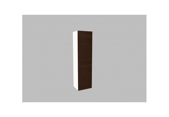 Vysoká skříňka PKNP2.40 (otevírání pravé) - barva dvířek: wenge, barva korpusu: bílá