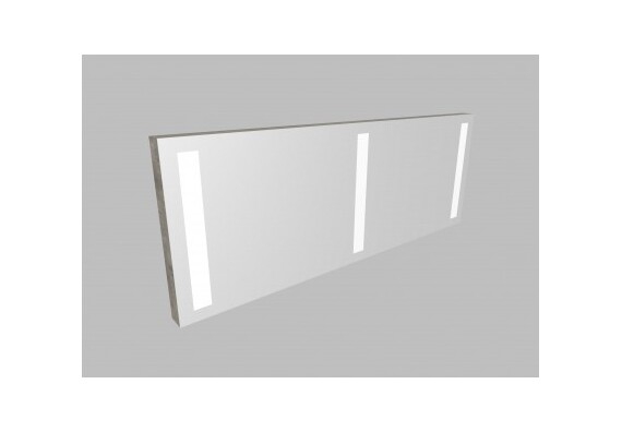 Zrcadlo 2ZLN150 s LED osvětlením - barva korpusu: fantasy
