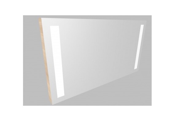 Zrcadlo ZLN 100 s LED osvětlením - barva korpusu: akazie