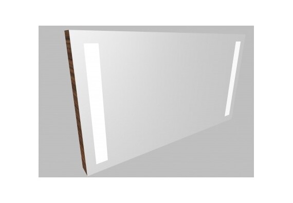 Zrcadlo ZLN 100 s LED osvětlením - barva korpusu: borneo