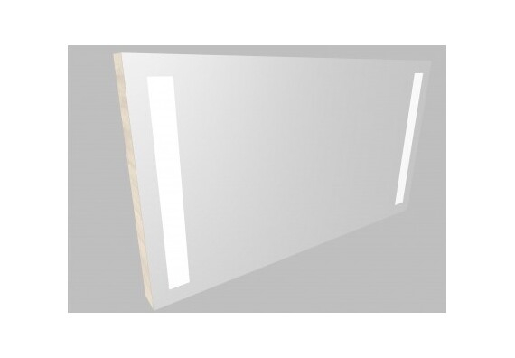 Zrcadlo ZLN 100 s LED osvětlením - barva korpusu: borovice bělená