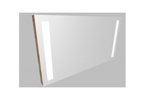 Zrcadlo ZLN 100 s LED osvětlením - barva korpusu: dub šedý