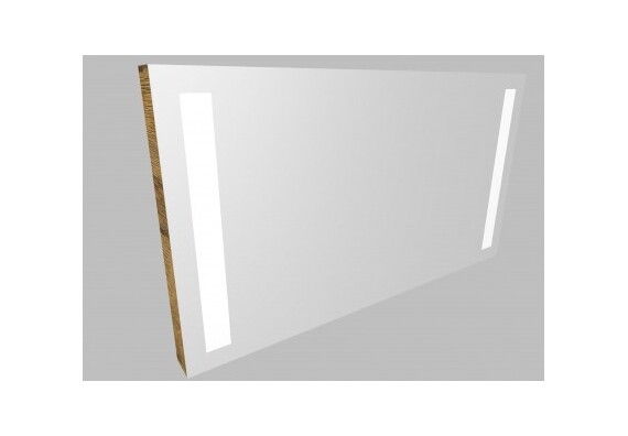 Zrcadlo ZLN 100 s LED osvětlením - barva korpusu: jantar