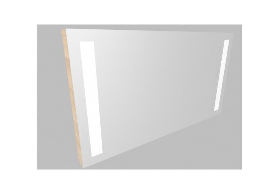Zrcadlo ZLN 100 s LED osvětlením - barva korpusu: jasan