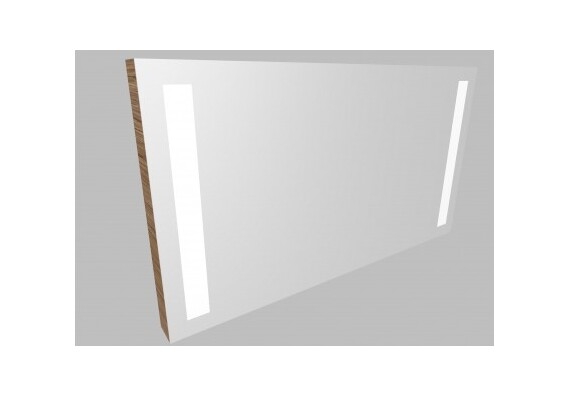 Zrcadlo ZLN 100 s LED osvětlením - barva korpusu: mocca