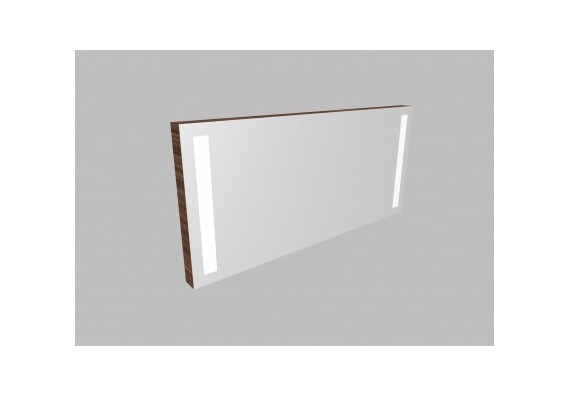 Zrcadlo ZLN 120 s LED osvětlením - barva korpusu: borneo