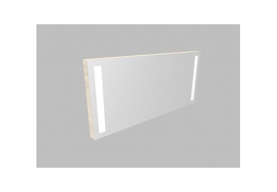 Zrcadlo ZLN 120 s LED osvětlením - barva korpusu: borovice bělená