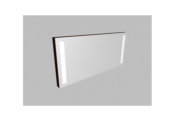 Zrcadlo ZLN 120 s LED osvětlením - barva korpusu: dub černý