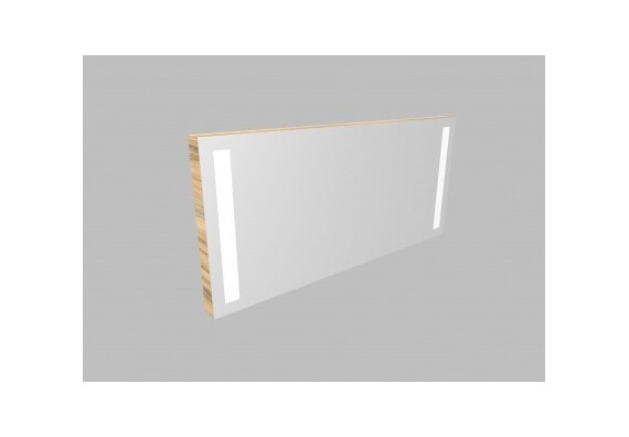 Zrcadlo ZLN 120 s LED osvětlením - barva korpusu: kokos