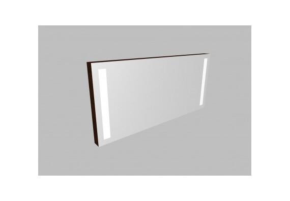 Zrcadlo ZLN 120 s LED osvětlením - barva korpusu: wenge