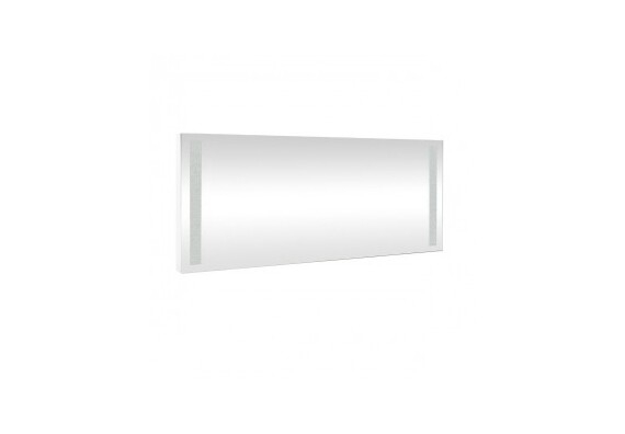 Zrcadlo ZLN 130 s LED osvětlením - barva korpusu: bílá