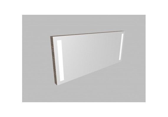 Zrcadlo ZLN 130 s LED osvětlením - barva korpusu: borovice patina