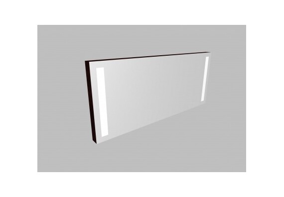 Zrcadlo ZLN 130 s LED osvětlením - barva korpusu: dub černý