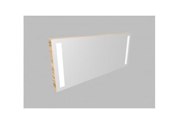 Zrcadlo ZLN 130 s LED osvětlením - barva korpusu: kokos