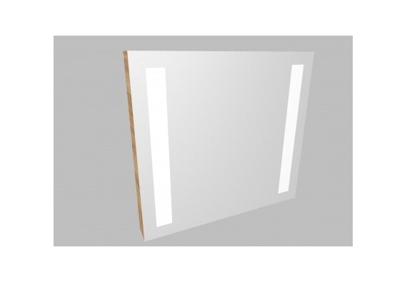 Zrcadlo ZLN 60 s LED osvětlením - barva korpusu: ořech pacifik