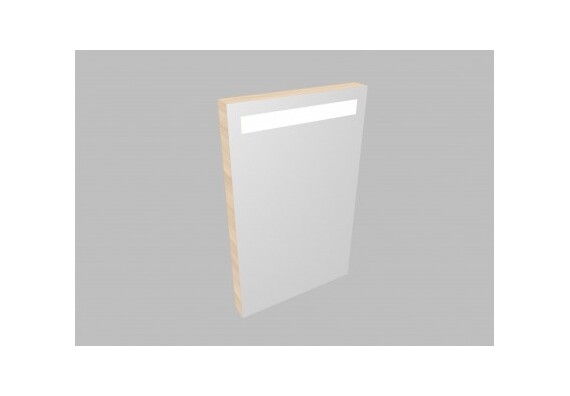 Zrcadlo ZLNH 50 s LED osvětlením - barva korpusu: jasan