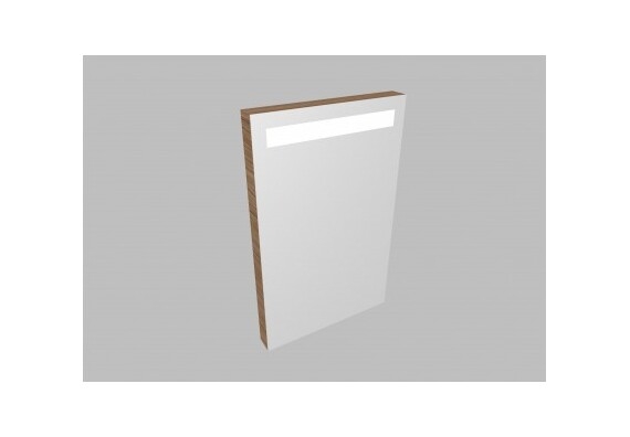 Zrcadlo ZLNH 50 s LED osvětlením - barva korpusu: mocca