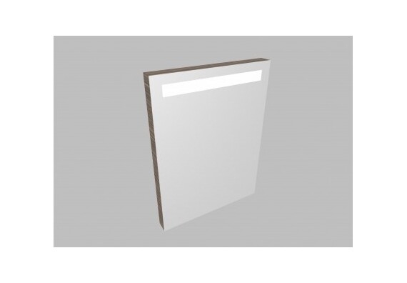 Zrcadlo ZLNH 60 s LED osvětlením - barva korpusu: borovice patina