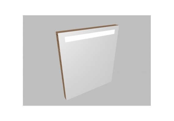 Zrcadlo ZLNH 70 s LED osvětlením - barva korpusu: mocca