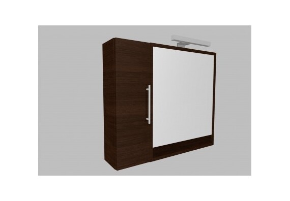 Zrcadlová skříňka Z0102.75 s osvětlením - barva dvířek: wenge, barva korpusu: wenge