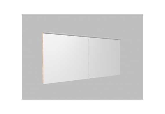 Zrcadlová skřínka Z5.130 s LED osvětlením - barva korpusu: akazie