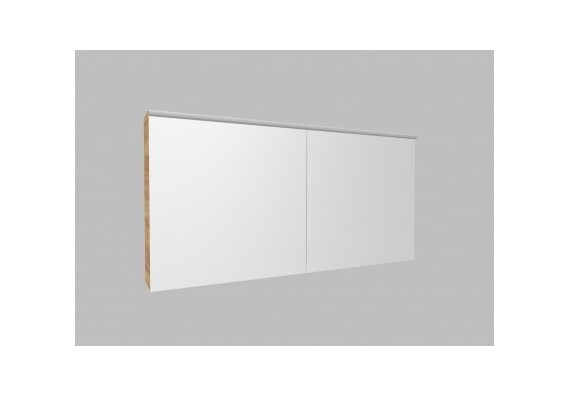 Zrcadlová skřínka Z5.130 s LED osvětlením - barva korpusu: ořech pacifik