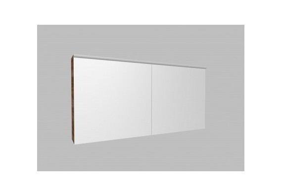 Zrcadlová skřínka Z5.130 s LED osvětlením - barva korpusu: ořech tabák