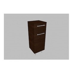 Doplňková skříňka S0112.33BN (otevírání levé) - barva dvířek: wenge, barva korpusu: wenge