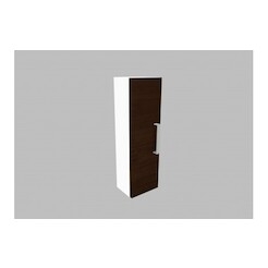 Horní skříňka KNP11.20 (otevírání levé) - barva dvířek: wenge, barva korpusu: bílá (levé provedení)