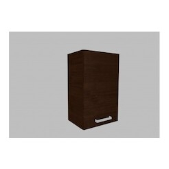 Horní skříňka KNP7.40 (otevírání levé) - barva dvířek: wenge, barva korpusu: wenge (levé provedení)