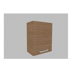 Horní skříňka KNP7.50 (otevírání pravé) - barva korpusu: mocca, barva dvířek: mocca (pravé provedení)