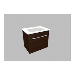 Umyvadlová skříňka KA55 - barva dvířek: wenge, barva korpusu: wenge