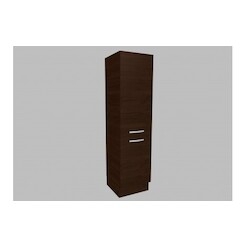 Vysoká skříňka KNPM50 (otevírání pravé) - barva dvířek: wenge, barva korpusu: wenge (pravé provedení)