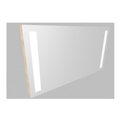 Zrcadlo ZLN 100 s LED osvětlením - barva korpusu: jasan