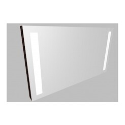 Zrcadlo ZLN 100 s LED osvětlením - barva korpusu: wenge