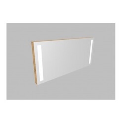 Zrcadlo ZLN 120 s LED osvětlením - barva korpusu: dub