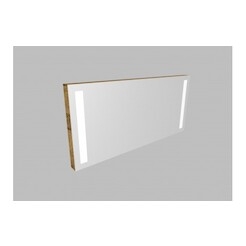 Zrcadlo ZLN 120 s LED osvětlením - barva korpusu: jantar