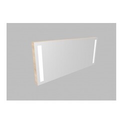 Zrcadlo ZLN 130 s LED osvětlením - barva korpusu: akazie