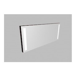 Zrcadlo ZLN 130 s LED osvětlením - barva korpusu: dub černý