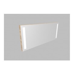 Zrcadlo ZLN 130 s LED osvětlením - barva korpusu: dub sonoma