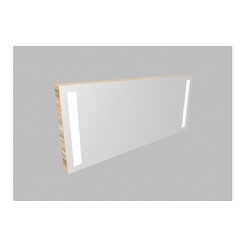 Zrcadlo ZLN 130 s LED osvětlením - barva korpusu: kokos
