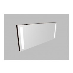 Zrcadlo ZLN 130 s LED osvětlením - barva korpusu: wenge