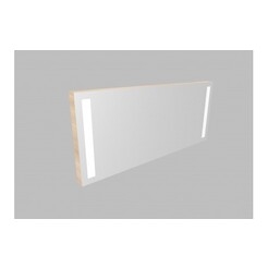 Zrcadlo ZLN 150 s LED osvětlením - barva korpusu: akazie