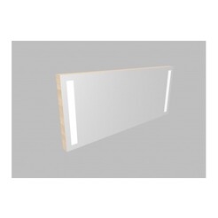 Zrcadlo ZLN 150 s LED osvětlením - barva korpusu: jasan