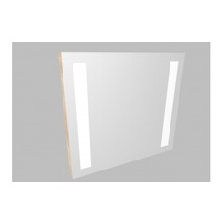 Zrcadlo ZLN 60 s LED osvětlením - barva korpusu: akazie