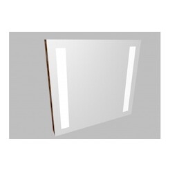 Zrcadlo ZLN 60 s LED osvětlením - barva korpusu: ořech tabák
